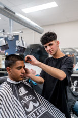 Haarstylist Heer Salonmanager Heer Student Wail Balasini Drenthe College Iris Sijbom Fotografie 2023 IR106183 Haarstylist Heer Salonmanager Heer Student Wail Balasini Drenthe College Iris Sijbom Fotografie 2023 IR106183