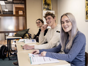 Vavo studenten in het klaslokaal
