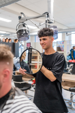 Haarstylist Heer Salonmanager Heer Student Wail Balasini Drenthe College Iris Sijbom Fotografie 2023 IR106228 Haarstylist Heer Salonmanager Heer Student Wail Balasini Drenthe College Iris Sijbom Fotografie 2023 IR106228